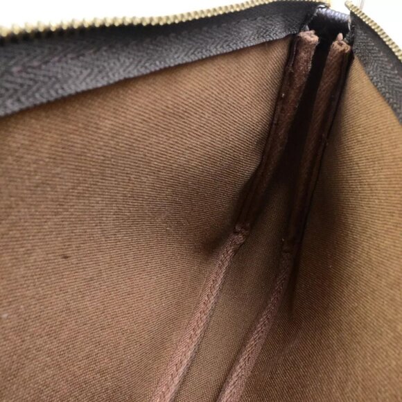 LOUIS VUITTON Pochette Accessoires Hand Bag Monogram Leather BN - Picture 4 of 15